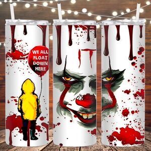 Halloween IT metal tumbler